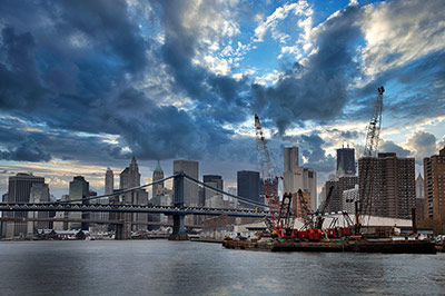 Manhattan depuis l'Hudson River