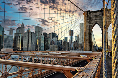 Manhattan depuis Brooklyn Bridge 1