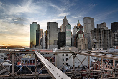 Manhattan depuis Brooklyn Bridge 2