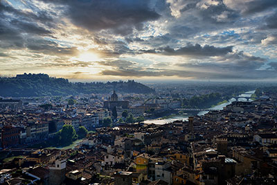 crépuscule sur Florence