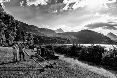 Alphorn à Neuschwanstein