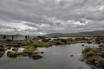 Par-delà les chutes de Goddafoss - Islande